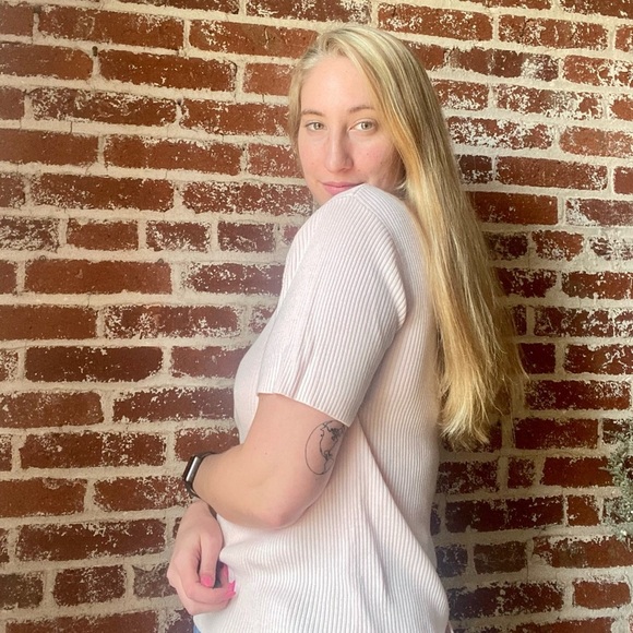 Croft & Barrow pink mockneck - Picture 3 of 4